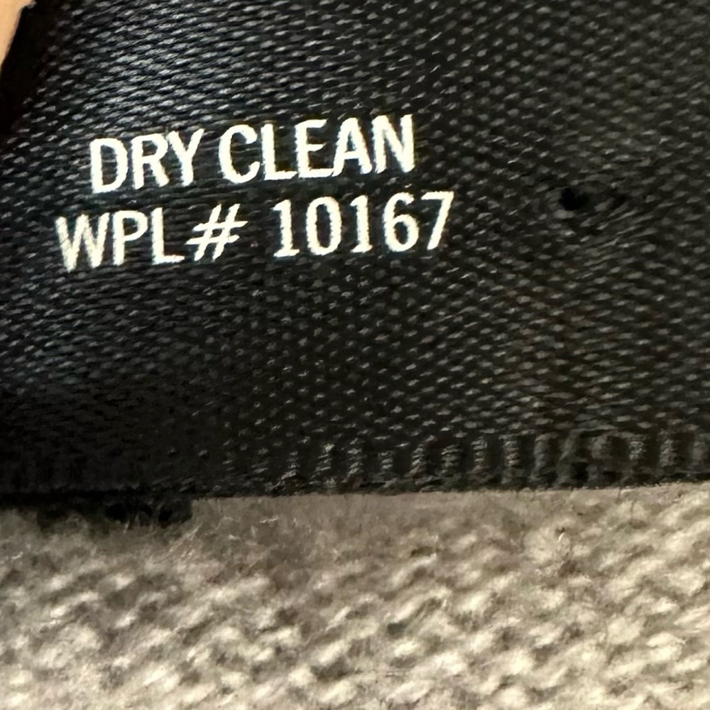 Aqua Cashmere Heather Gray Taupe Crew Neck 💯 Cashmere Sweater lace up side sz L - Picture 10 of 10